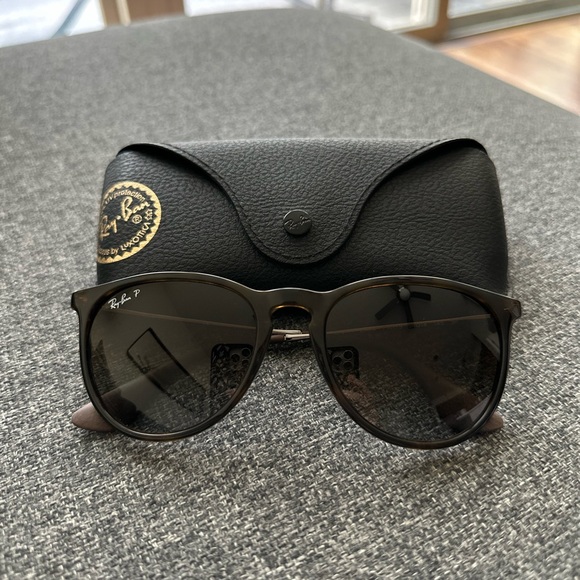 Ray-Ban Erika Polarized Brown Sunglasses - Picture 1 of 3